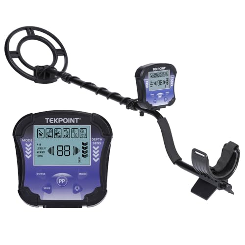 HASTHIP® LCD Metal Detector,10'' High Sensitivity Disc Probe,Waterproof LCD Metal Detector,Adjustable Sensitivity, Battery Operated Multipurpose Metal Detecor for Gold, Silver, Jewelry,Metal, Coin HASTHIP® LCD Metal Detector,10'' High Sensitivity Disc Probe,Waterproof LCD Metal Detector,Adjustable Sensitivity, Battery Operated Multipurpose Metal Detecor for Gold, Silver, Jewelry,Metal, Coin